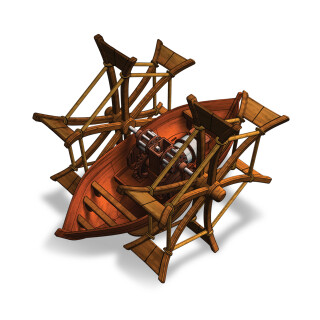 Stavebnice Leonardo Da Vinci - Šlapací loď Albi