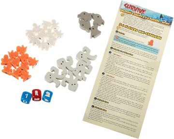 Survive: Escape From Atlantis - Dolphins & Squids & 5-6 Players...Oh My!
