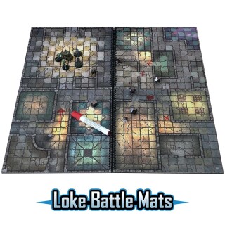 The Dungeon Books of Battle Mats (2 book set)