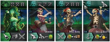 Tiny Epic Pirates Curse of Amdiak Expansion