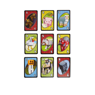 UNO Minecraft Mattel