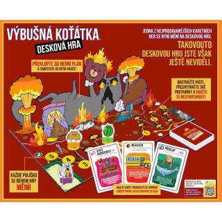 Výbušná koťátka: Desková hra
