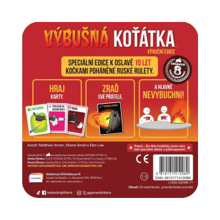 Výbušná koťátka: Výroční edice Asmodee Blackfire