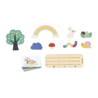 Vzdělávací hra pro děti orientace v prostoru Zahrada Didaktik