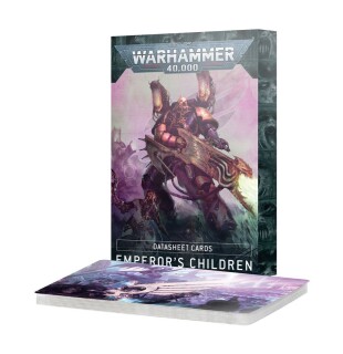 Warhammer 40000: Emperor's Children: Datasheet Cards