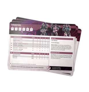Warhammer 40000: Emperor's Children: Datasheet Cards