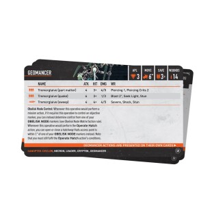 Warhammer 40000: Kill Team: Canoptek Circle – Datacards