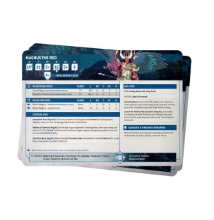 Warhammer 40000: Thousand Sons: Datasheet Cards