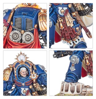 Warhammer 40000: Ultramarines: Marneus Calgar in Armour of Antilochus