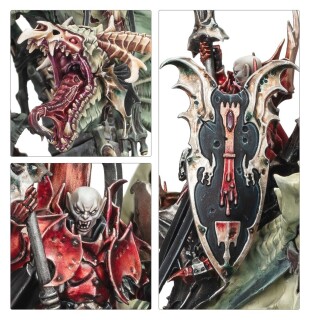 Warhammer Age of Sigmar: Soulblight Gravelords: Prince Vhordrai, Lord of the Crimson Keep/Revenant Draconith