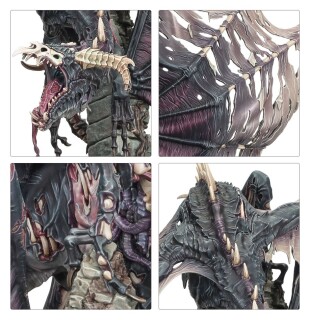 Warhammer Age of Sigmar: Soulblight Gravelords: Prince Vhordrai, Lord of the Crimson Keep/Revenant Draconith