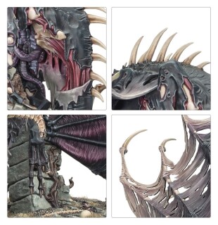 Warhammer Age of Sigmar: Soulblight Gravelords: Prince Vhordrai, Lord of the Crimson Keep/Revenant Draconith