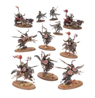 Warhammer Age of Sigmar: Spearhead: Gloomspite Gitz – Snarlpack Huntaz