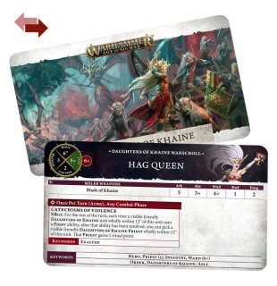 Warhammer Age of Sigmar: Warscroll Cards: Daughters of Khaine