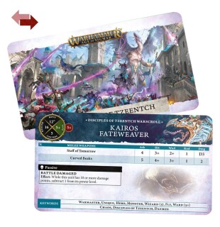 Warhammer Age of Sigmar: Warscroll Cards: Disciples of Tzeentch