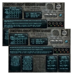 Warhammer: The Horus Heresy – Legions Imperialis: Mechanicum Questoris Knights Magaera and Styrix