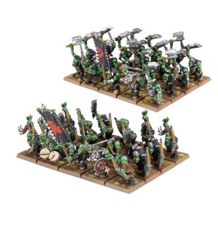 Warhammer: The Old World - Orc & Goblin Tribes - Orc Boyz & Orc Arrer Boyz Mob