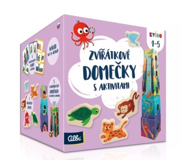Zvířátkové domečky s aktivitami - Kvído - Albi