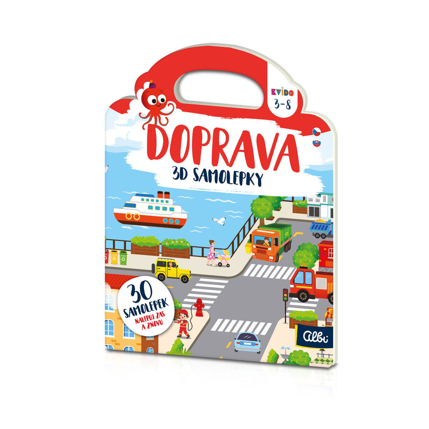3D samolepky: Doprava - Kvído