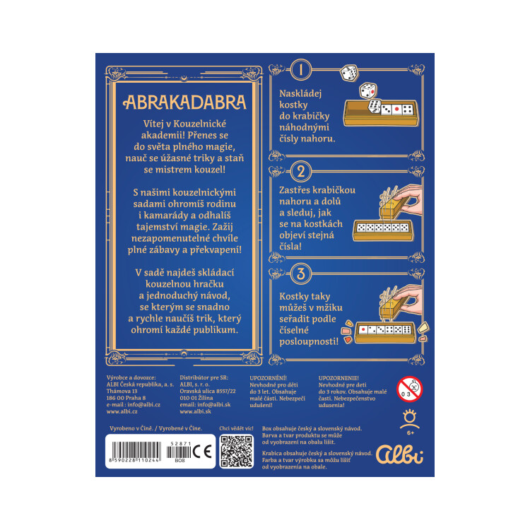 ABRAKADABRA: Míhající se kostky