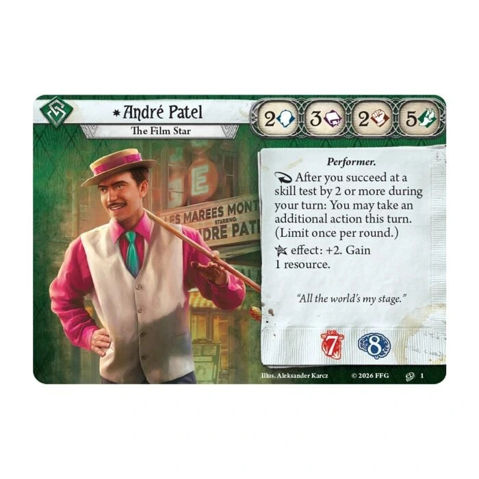 Arkham Horror: The Card Game – André Patel Investigator Deck