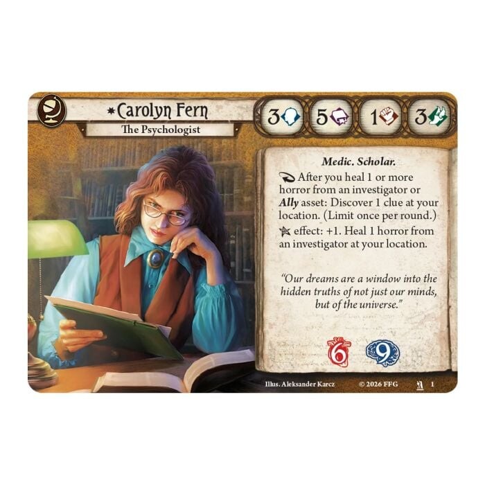 Arkham Horror: The Card Game – Carolyn Fern Investigator Deck
