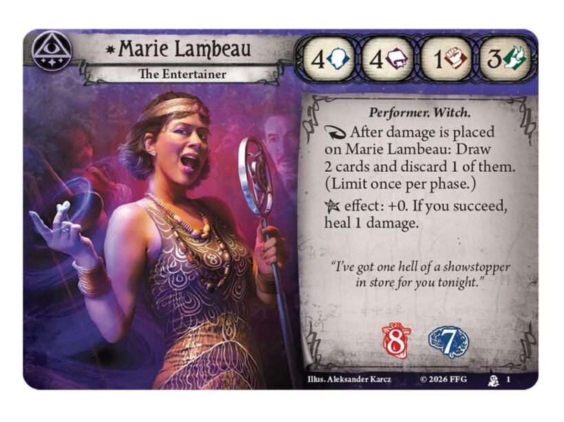 Arkham Horror: The Card Game – Marie Lambeau Investigator Deck