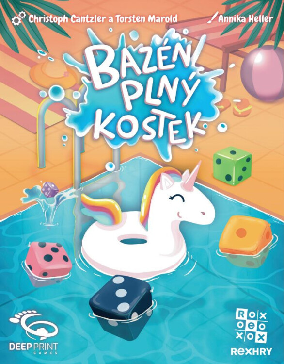 Bazén plný kostek