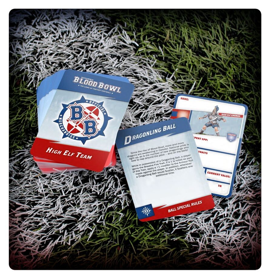 Blood Bowl: High Elf Team Reference Card Pack