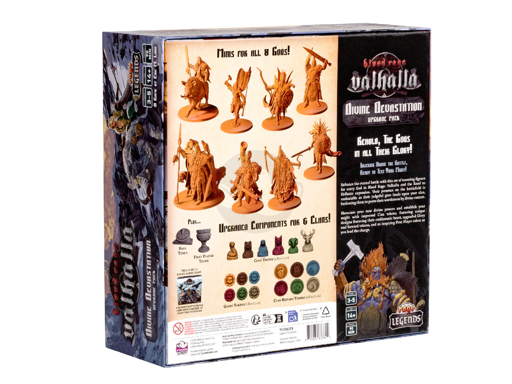 Blood Rage Valhalla: Divine Devastation Upgrade Pack