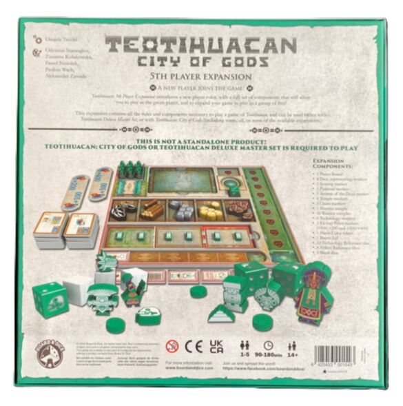 Board&Dice Teotihuacan: City of Gods – 5th Player Expansion