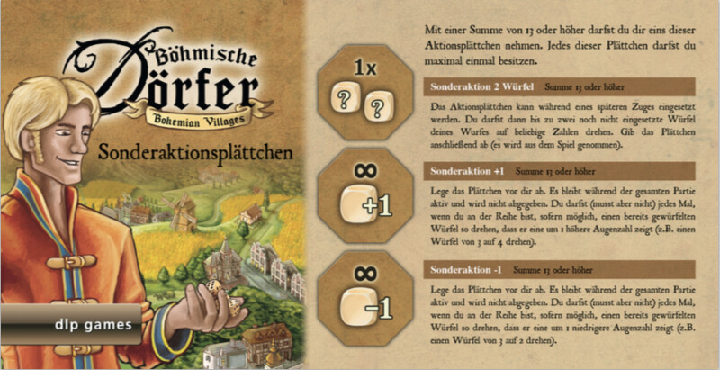 Böhmische Dörfer Aktionsplätchen