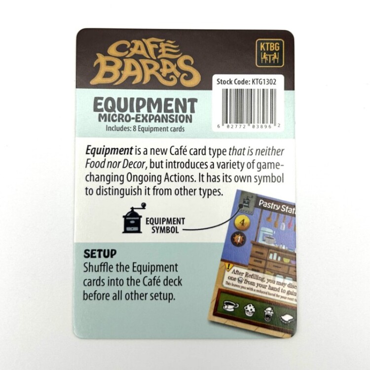 Café Baras: Equipment Micro-Expansion