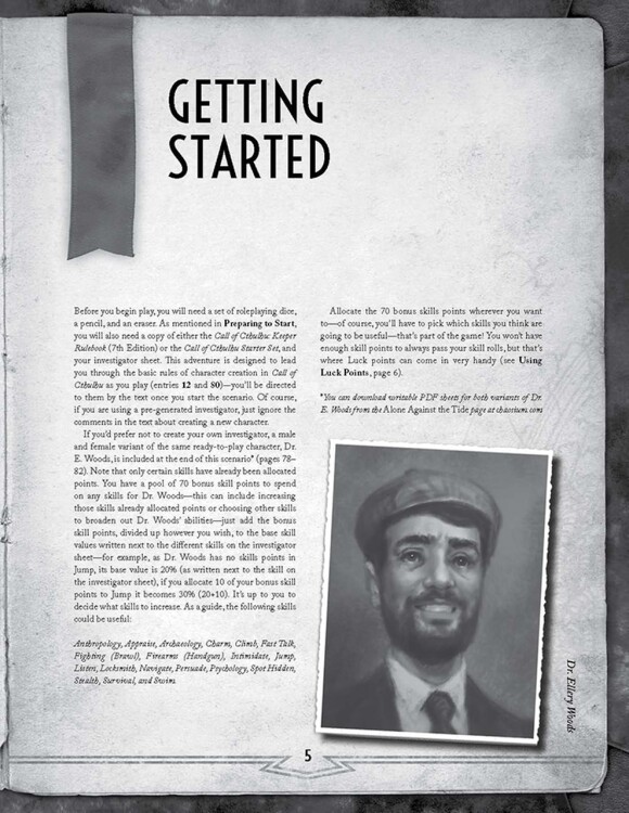Call of Cthulhu RPG - Alone Against the Tide