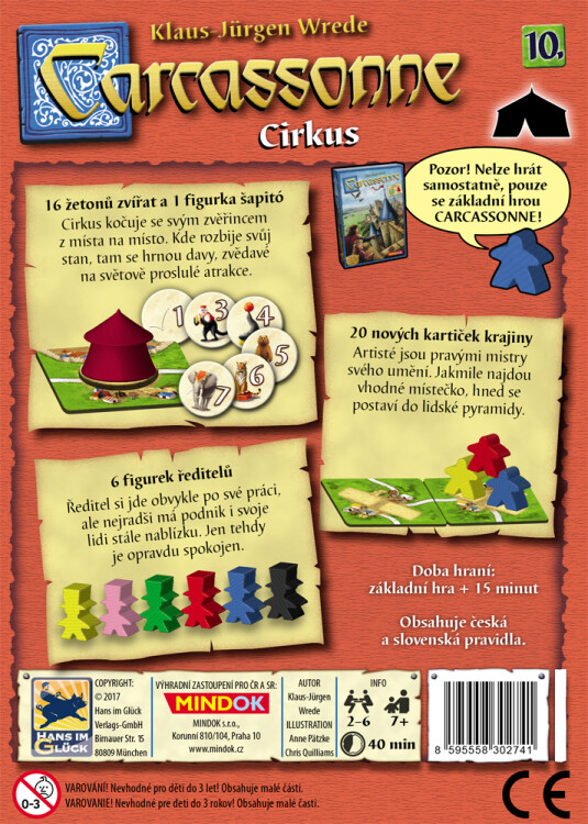 Carcassonne 2. edice: Cirkus