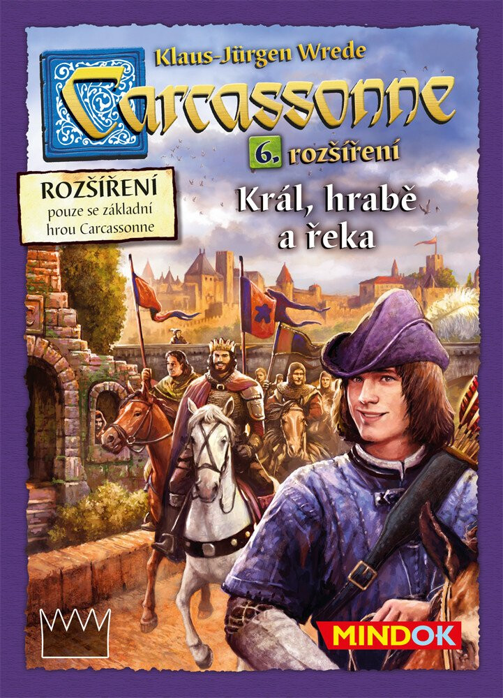 Carcassonne: Král, hrabě a řeka (6. rozšíření) - Klaus-Jürgen Wrede