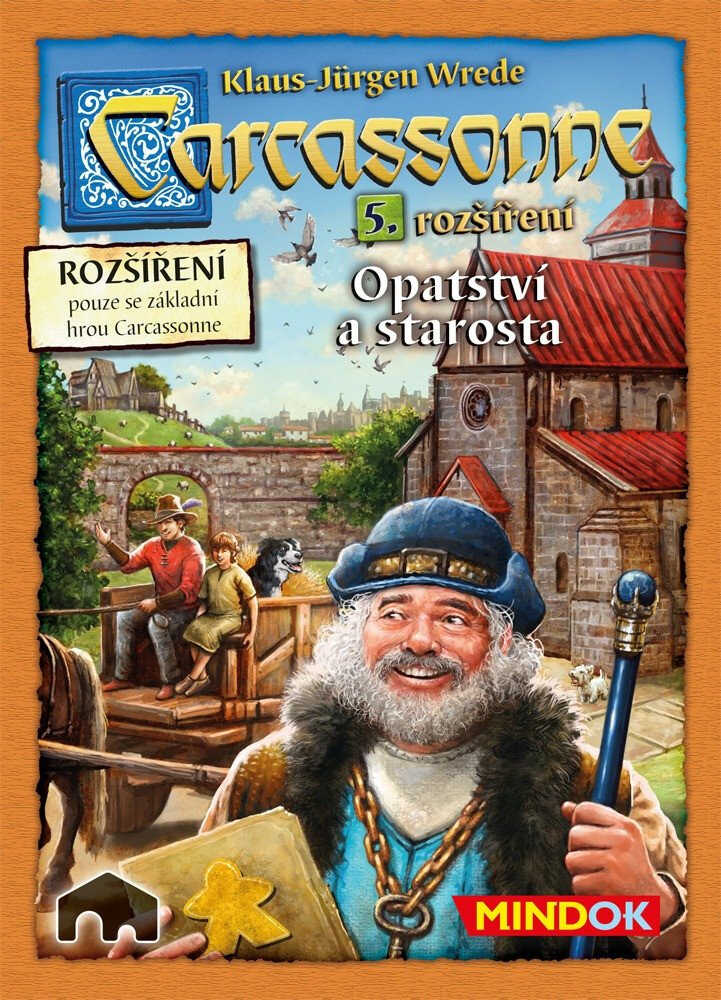 Carcassonne: Opatství a starosta (5. rozšíření) - Klaus-Jürgen Wrede