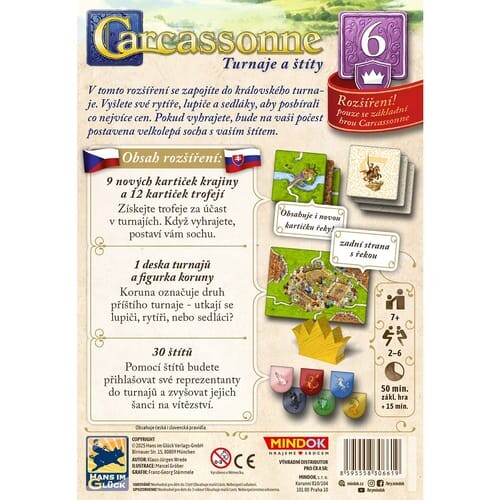 Carcassonne rozšíření 6: Turnaje a štíty (2025)