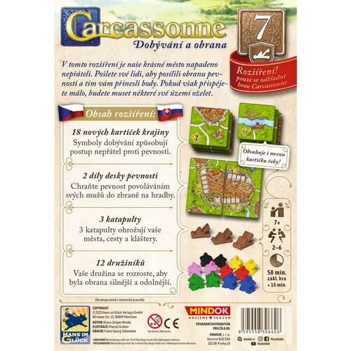 Carcassonne rozšíření 7: Dobývání a obrana (2025)