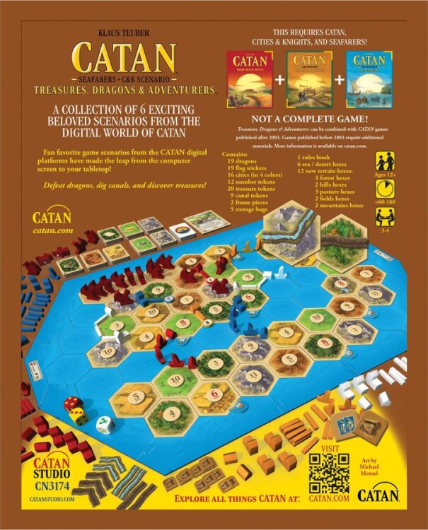 Catan - Treasures, Dragons & Adventurers