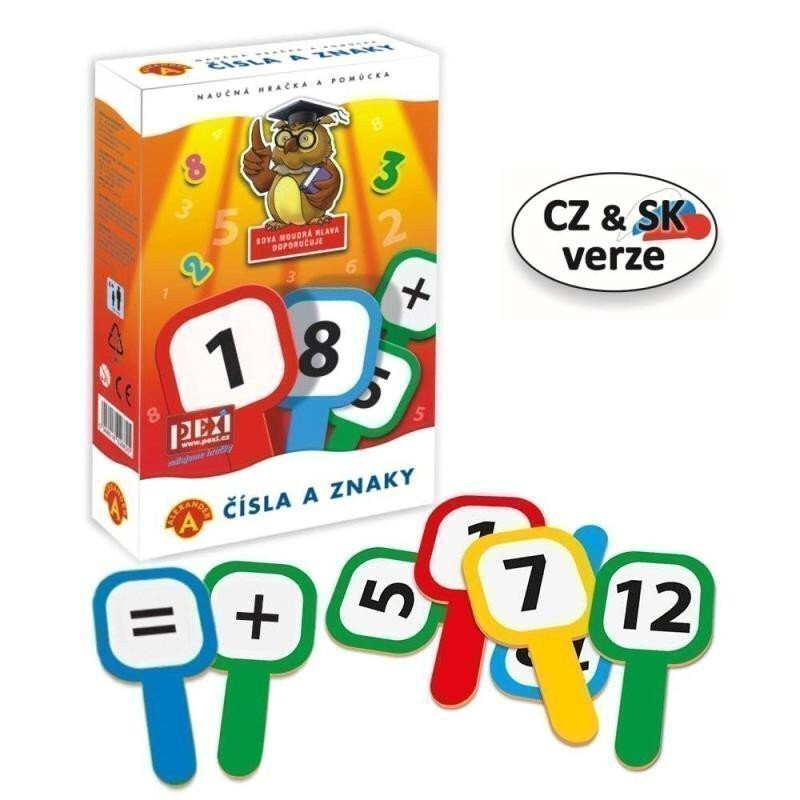 Cedulky - Čísla a znaky