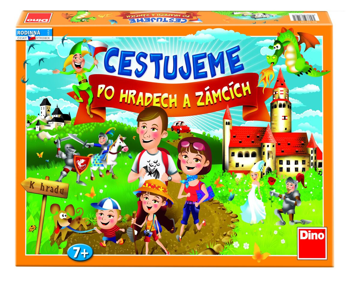 Cestujeme po hradech a zámcích - hra - Dino