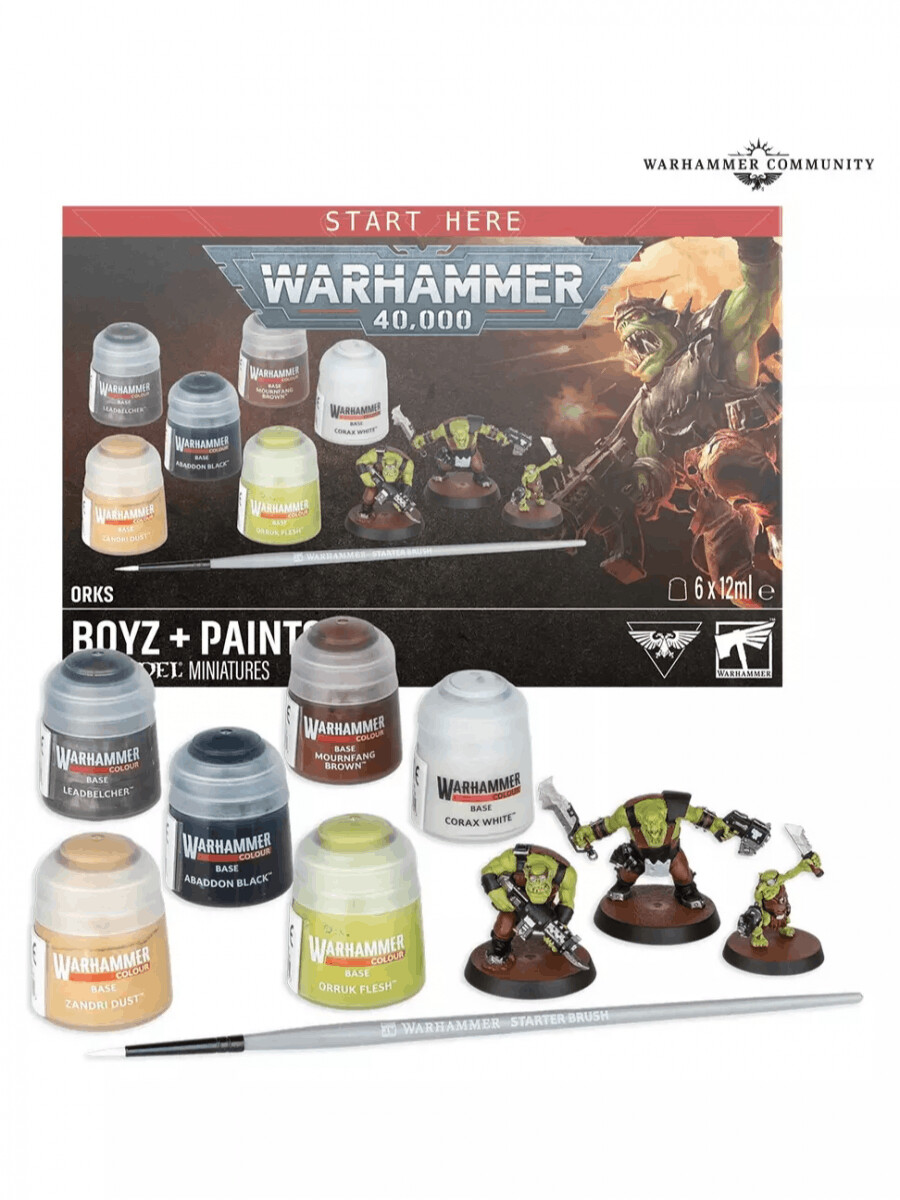 Citadel Warhammer 40000: Orks: Boyz + Paints