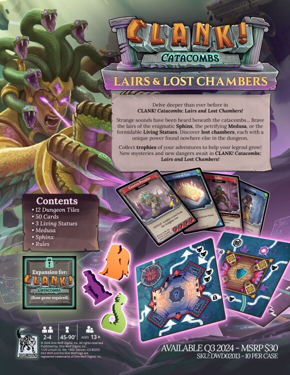 Clank!: Catacombs – Lairs and Lost Chambers
