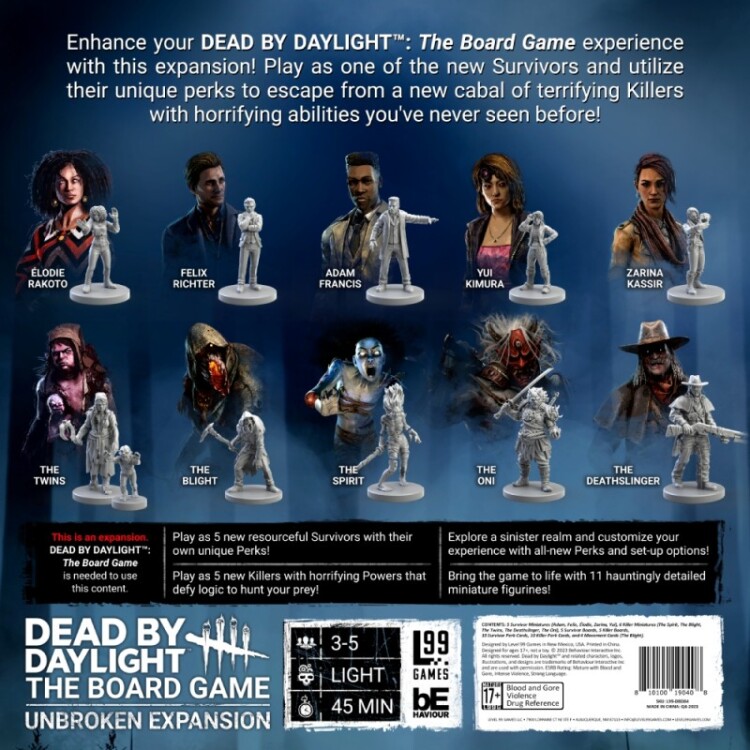 Dead by Daylight: The Board Game - Unbroken Expansion