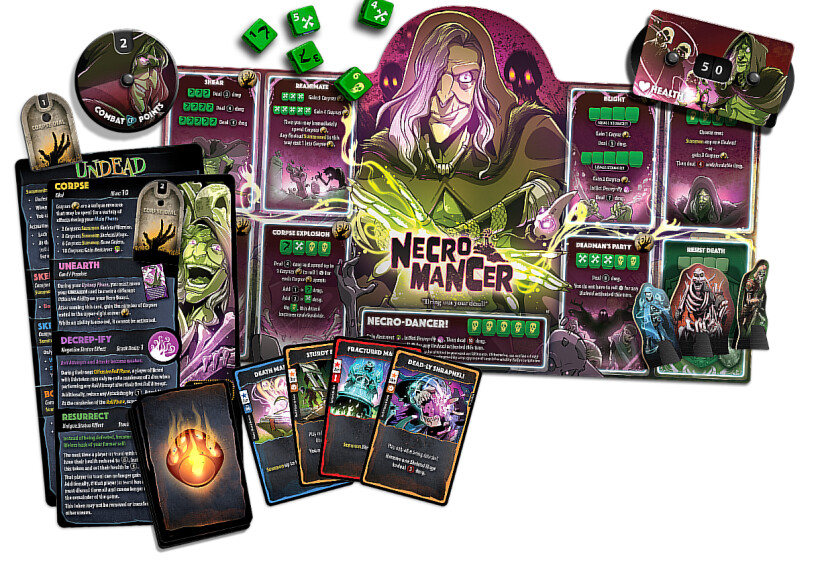 Dice Throne: Hero Pack Necromancer