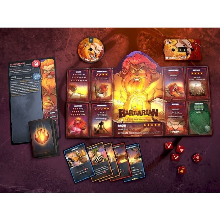 Dice Throne: Season One - Barbarian vs. Moon Elf