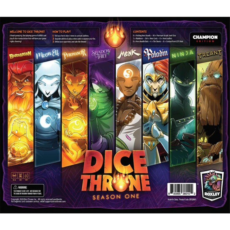 Dice Throne: Season One – Battle Chest