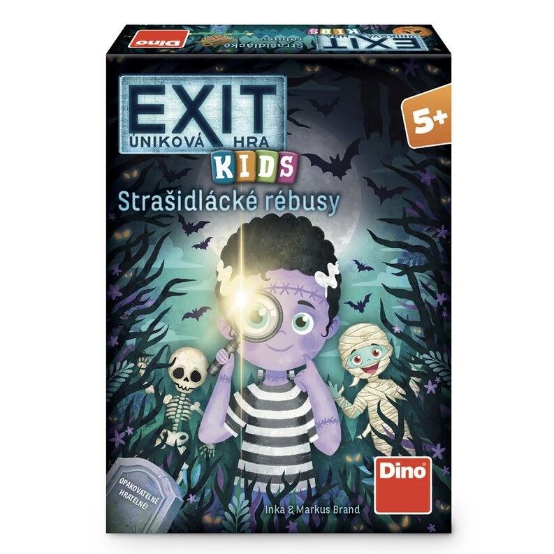 Dino Exit úniková hra pro děti: Strašidlácké rébusy