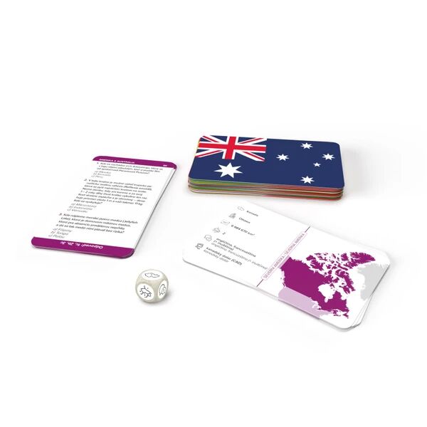 Dino Poznej vlajky - Amerika a Austrálie